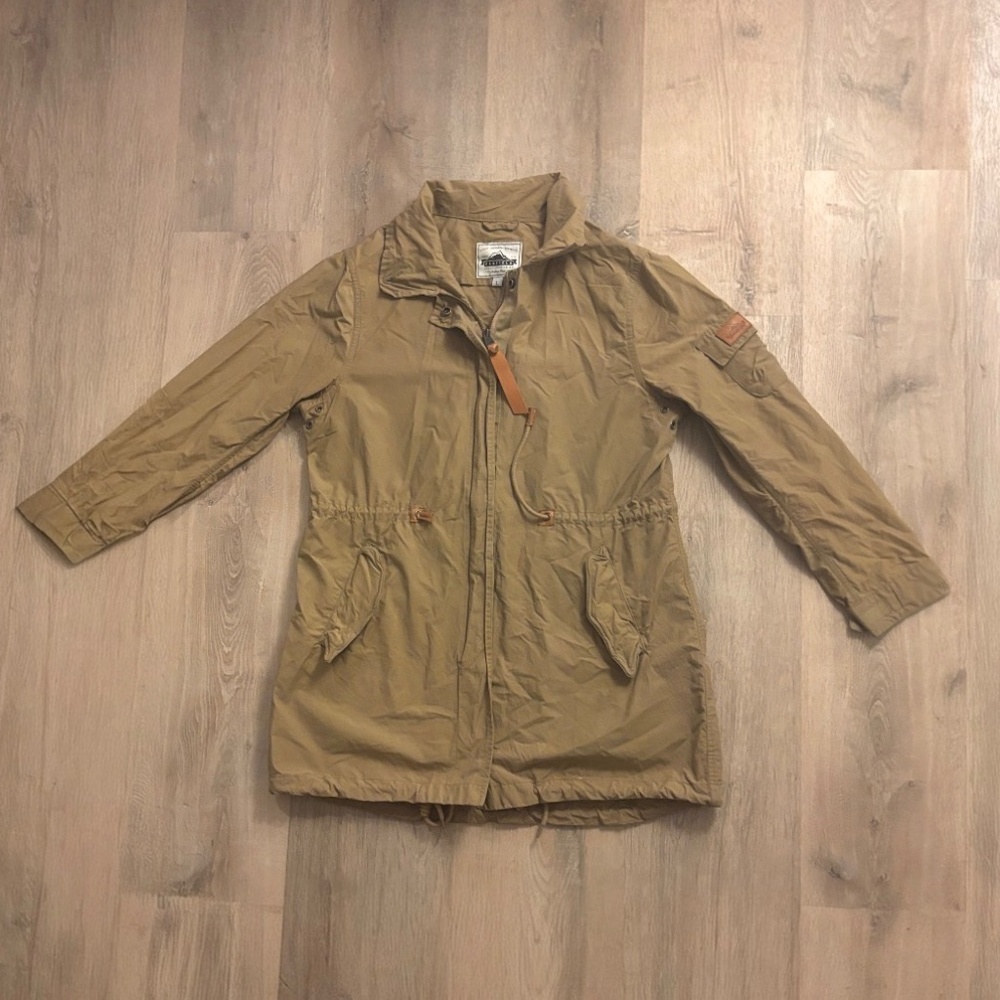 Penfield 70/30 Cotton Nylon Parka Field Jacket Mens Large Tan